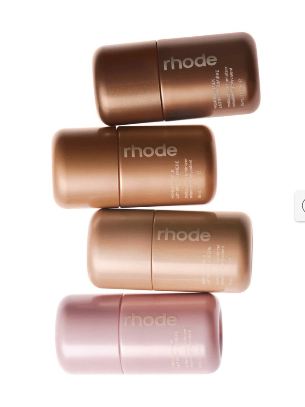 Rhode skin highlight milk in 01 - pearly pink 🤎 SOLD OUT 🤎